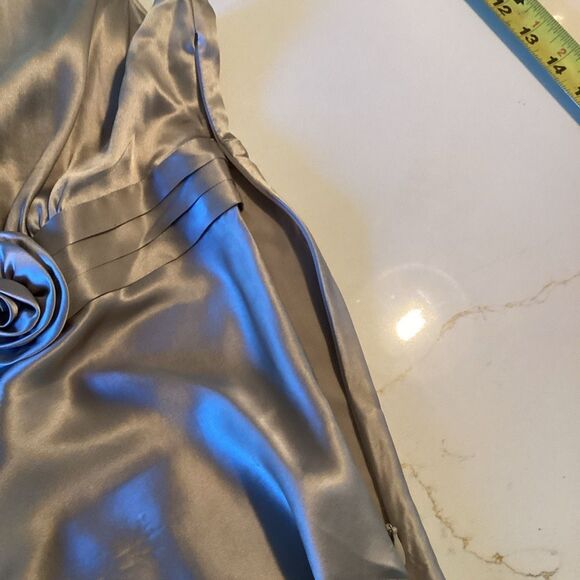 Ann Taylor Loft 100% Silk Babydoll Sleeveless Top Sz 14 Gray - Picture 4 of 6